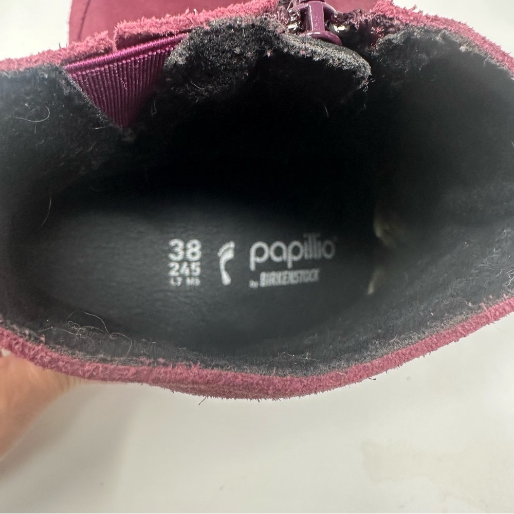 Birkenstock Mauve Wedge Ankle Booties - Picture 8 of 11